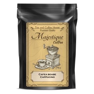 Cafea boabe cu aroma de Cappucino 1KG